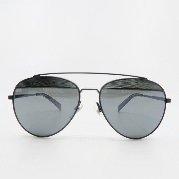 Alain Mikli A04004 001/6G PAON Black/Grey-Black Mesh New Aviator Sunglasses. main image 8